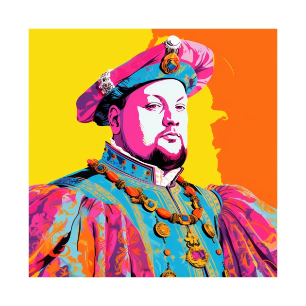 Henry VIII Pop Art 2 by AstroRisq