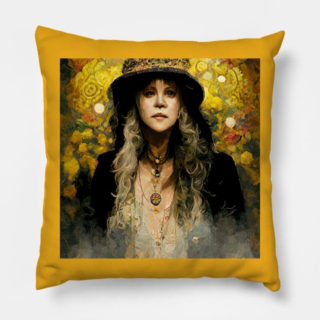 Klimt's Stevie Pillow by The Bark Side