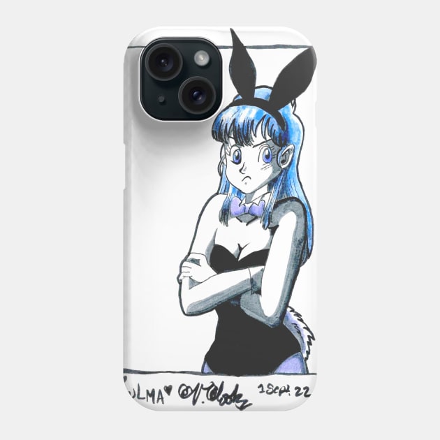 Bulma Phone Case by Art of V. Cook