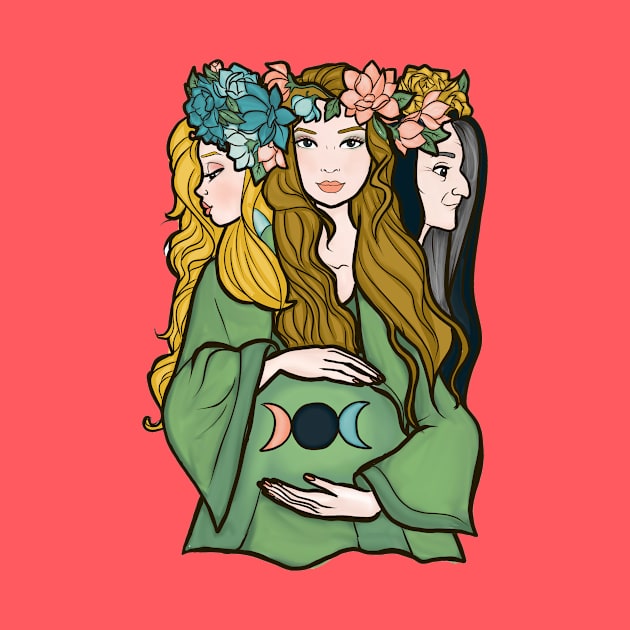 Triple Goddess by kokodiablo