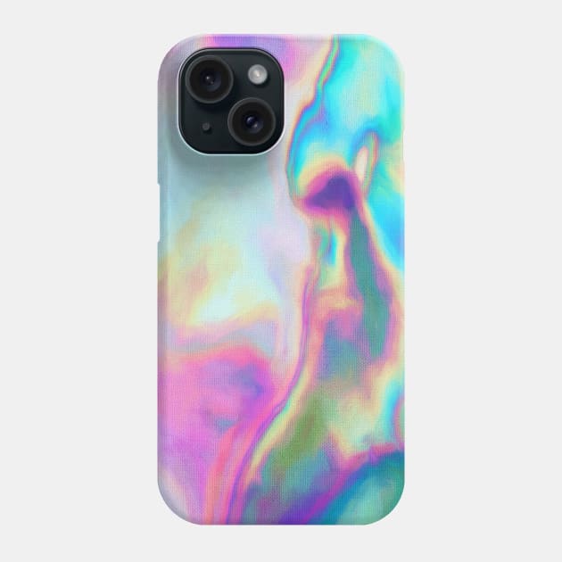 Iridescence - Rainbow Abstract Phone Case by micklyn