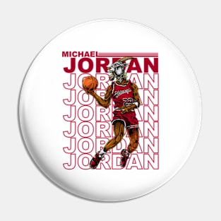 Michael Jordan 23 Basketball Pin