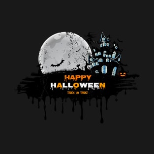 Happy Halloween Haunted House T-Shirt