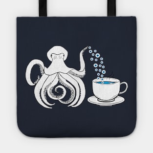 Trippy Octopus Little Teapot with Eyeball Bubble Tea Tote