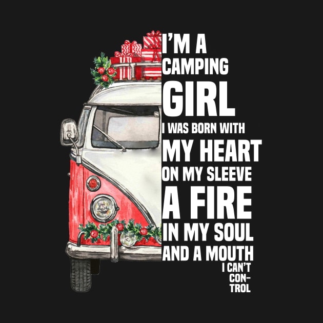 Camping Girl Mouth by TeeSky