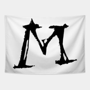 Dark and Gritty Letter M from the Alphabet Tapestry