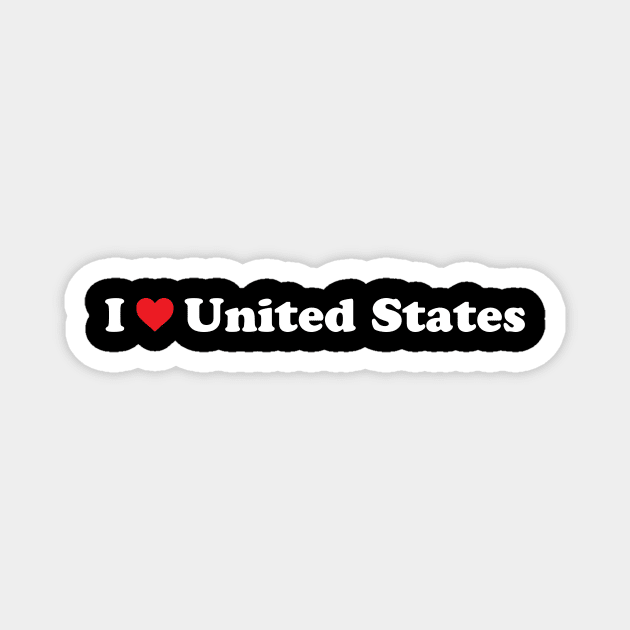 I ♥ USA Magnet by Novel_Designs