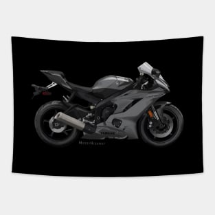 Yamaha R6 19 gray, s Tapestry