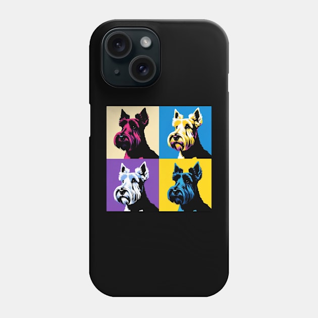 Scottish Terrier Pop Art - Dog Lover Gifts Phone Case by PawPopArt