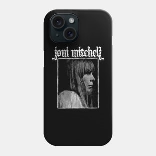 Joni Mitchell Metal Style Phone Case