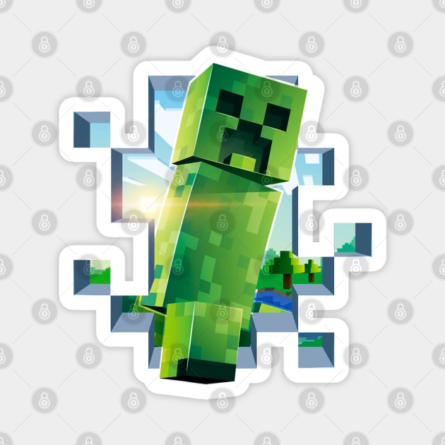 Creeper Magnet by puffstuff