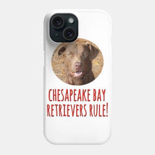 Chesapeake Bay Retrievers Rule! Phone Case