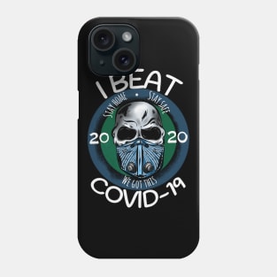 I Beat Covid Phone Case