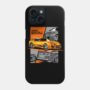 Toyota Supra Orange Mix Phone Case