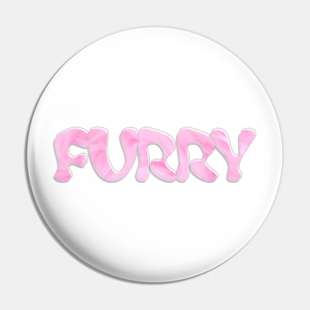 FURRY Pin by afternoontees