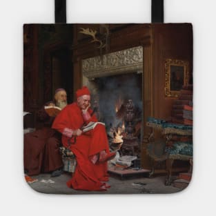 The Committee on Moral Books by Jehan Georges Vibert Tote