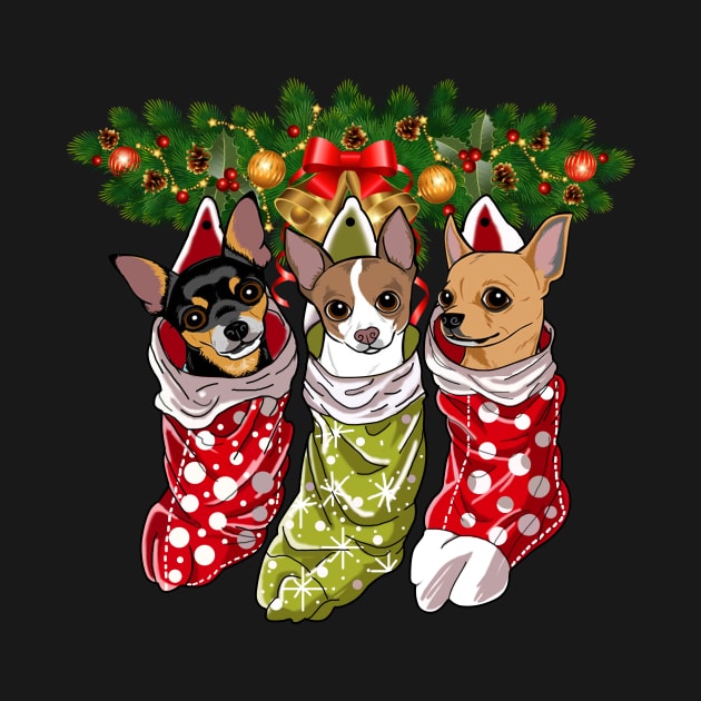 Chihuahuas Socks Christmas Gifts Dogs Lovers by Terryeare