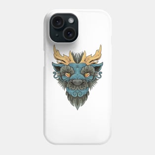 Blue Chinese Dragon Phone Case