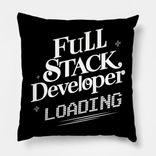 Full Stack Developer Simple Text Pillow