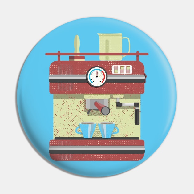 Red vector coffee machine Pin by mailboxdisco