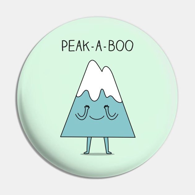 Peak-a-boo Pin by milkyprint