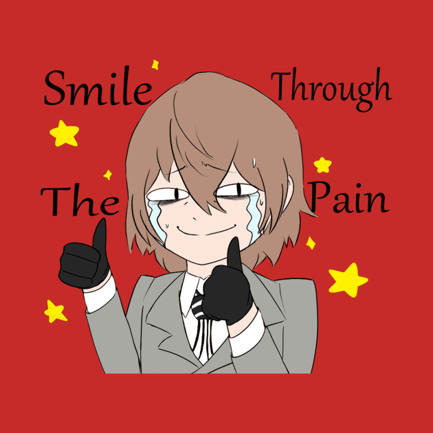 Akechi Smiling through the Pain by AdorableArts