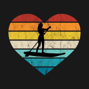 I Love Stand-up Paddling Water Sports T-Shirt