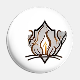 Mystical Flame Emblem Design No. 618 Pin