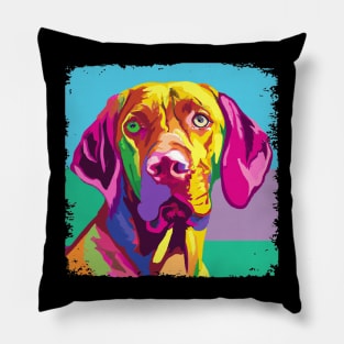 Vizsla Pop Art - Dog Lover Gifts Pillow