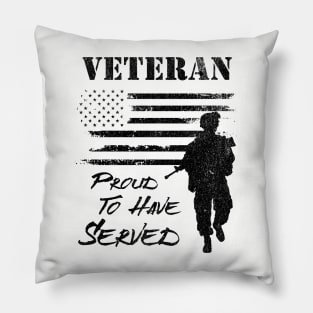 Veteran Proud To Have Served - Variant Pillow