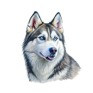 Siberian Husky Dog Breed T-Shirt