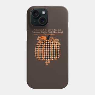 Pumpkin Patch Poetry Phone Case