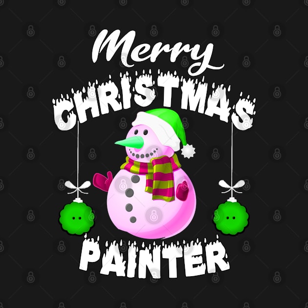 Merry Christmas  Painter  Funny Gift Pajama Christmas by Emma-shopping