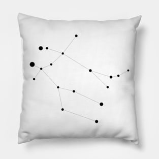 Gemini - Minimalist Zodiac Art Pillow