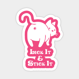 Lick It And Stick It Magnet