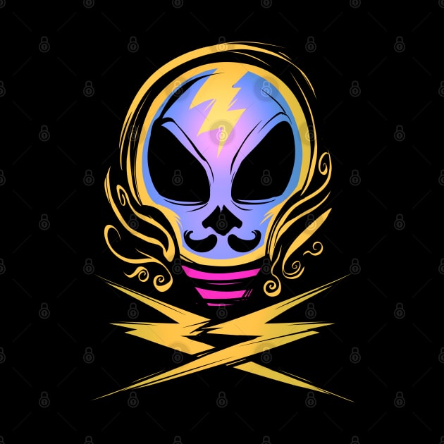 Shine Bright Skull by Dustinart