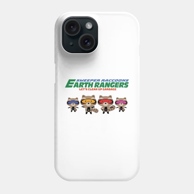 Earth Ranger Raccoons Phone Case by Anicue