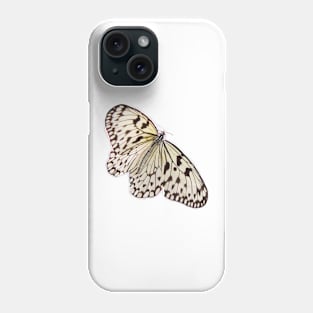 White Nymph Butterfly Phone Case