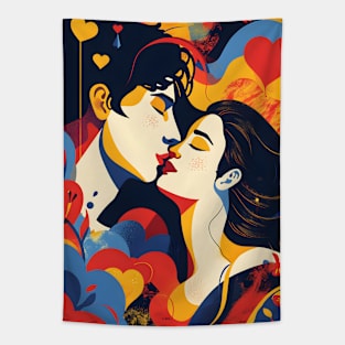 Discover True Romance: Art, Creativity and Connections for Valentine's Day and Lovers' Day Tapestry