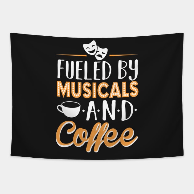 Musicals and Coffee Tapestry by KsuAnn