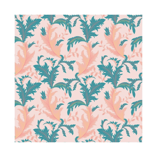 Pretty Elegant Acanthus Leaves by Farissa