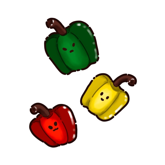 3 bell pepper brothers by WwsNttb