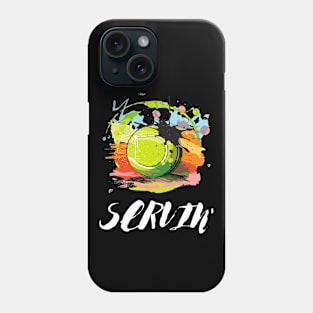 Tennis Servin' Phone Case