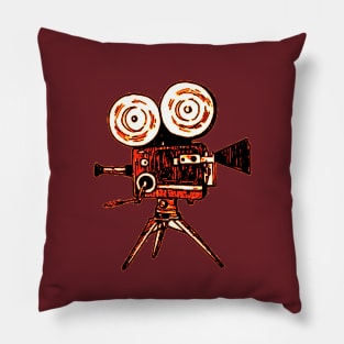 Movie Camera Pillow