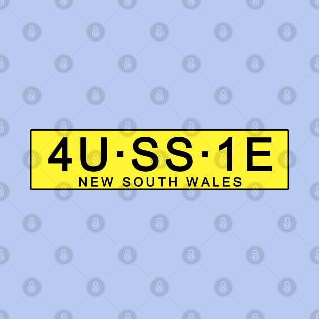 Australia car license plate by Travellers