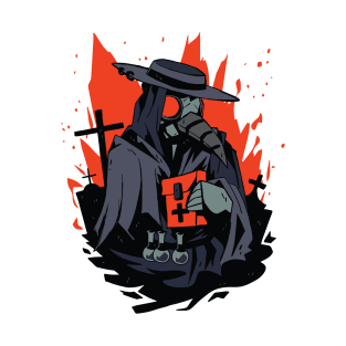 Scary Plague Doctor T-Shirt