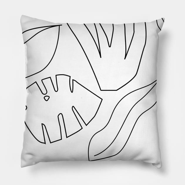 eat plant sleep stuff Pillow by Gentles 