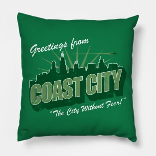 Greetings From Coast City Pillow