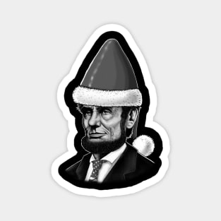 Abraham Lincoln merry Christmas Magnet