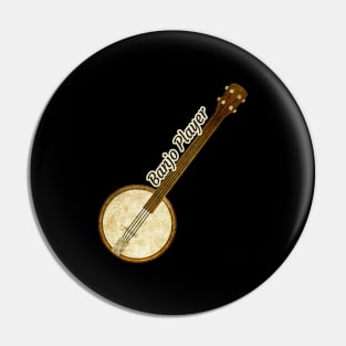 Banjo Player Pin